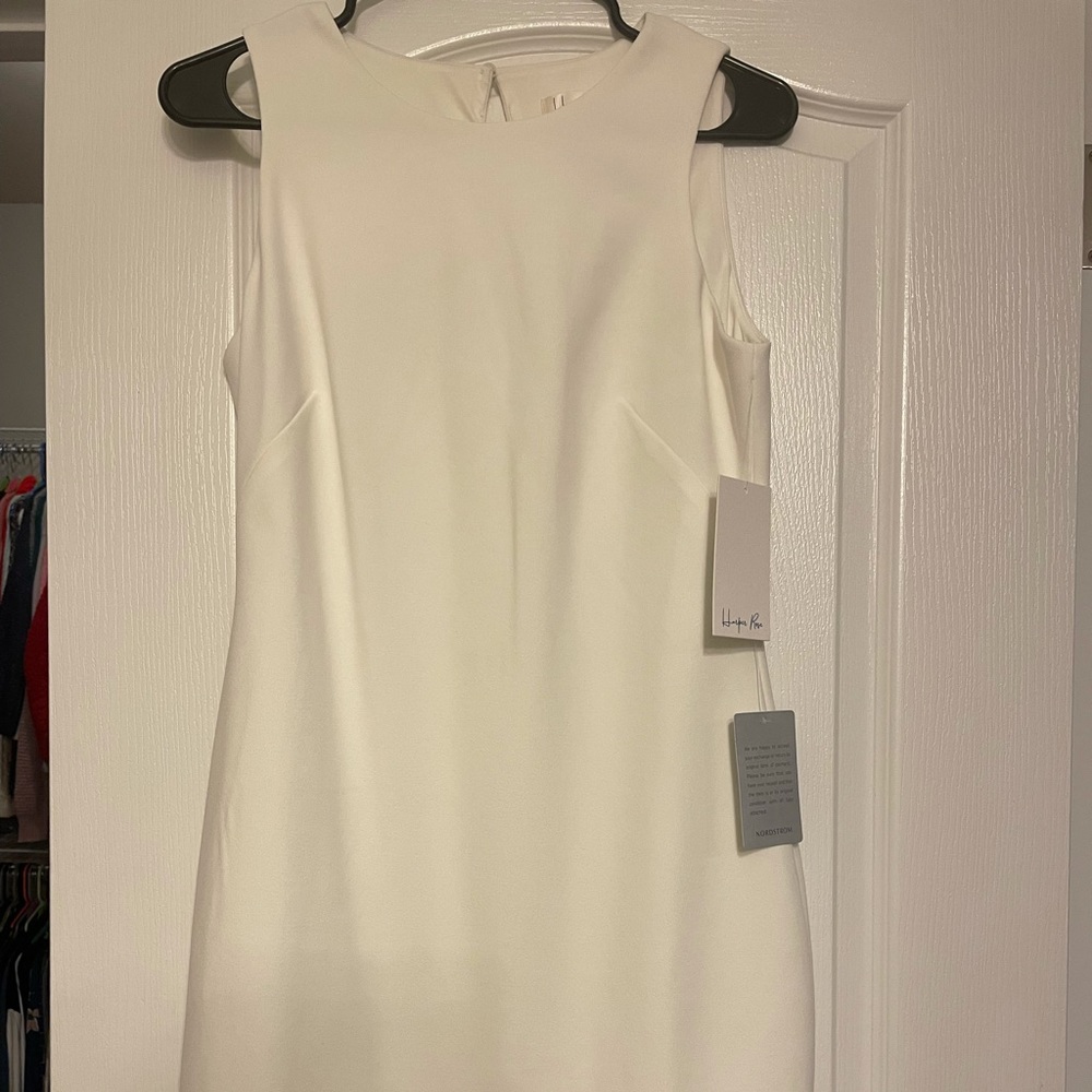 White Dress with gold Sequins